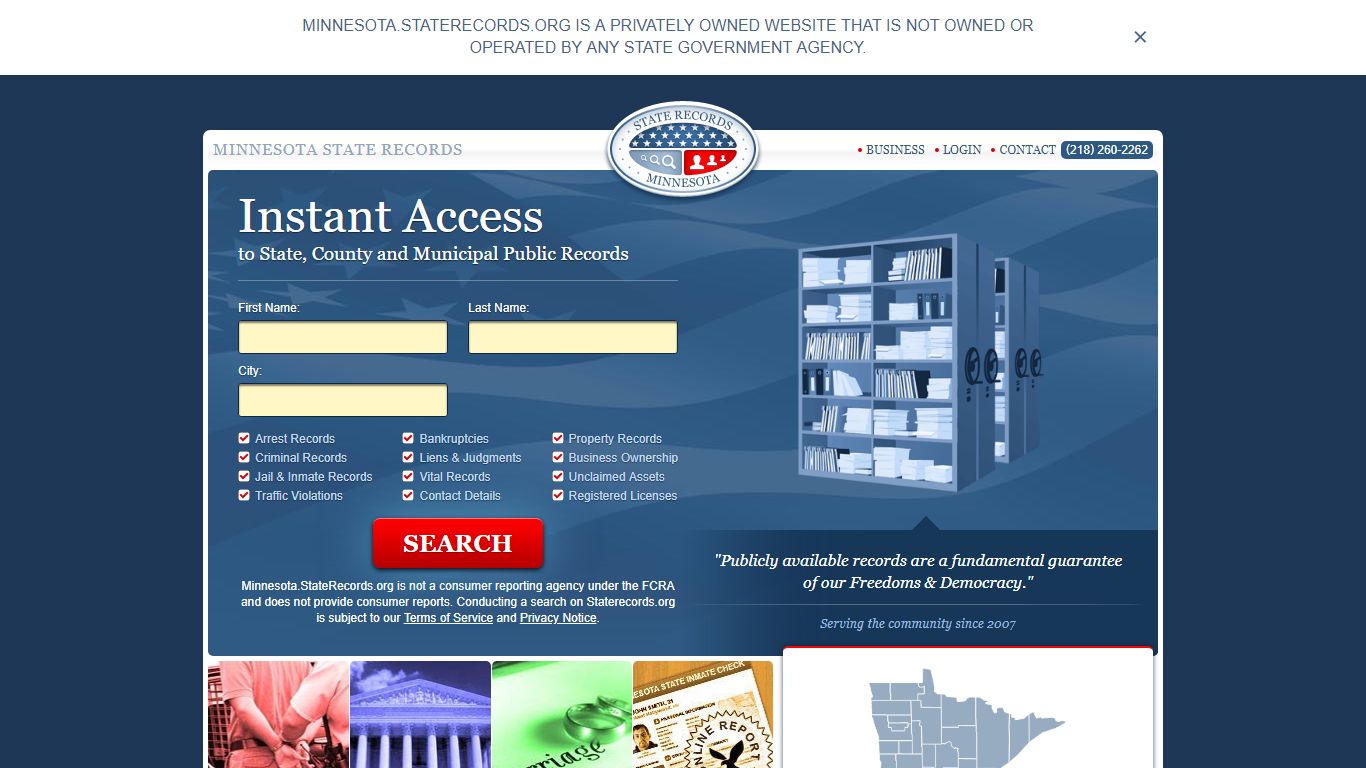 Otter Tail County Arrest, Court, and Public Records